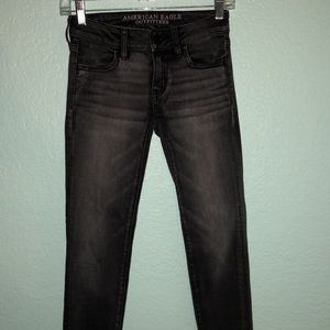 Dark grey skinny jeans